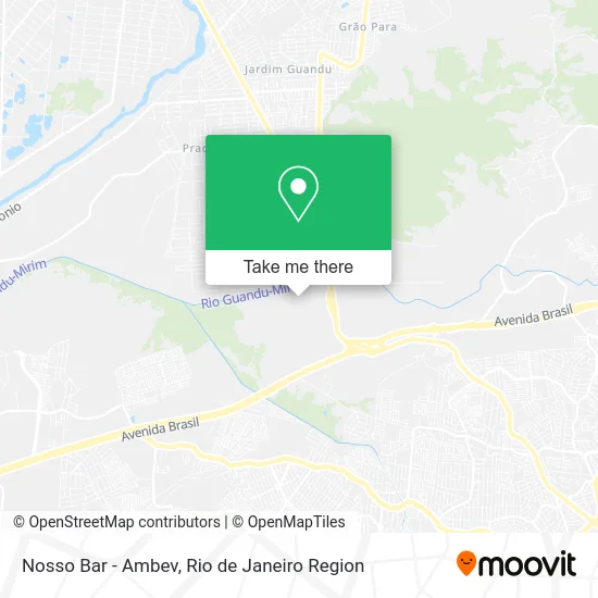 Nosso Bar - Ambev map