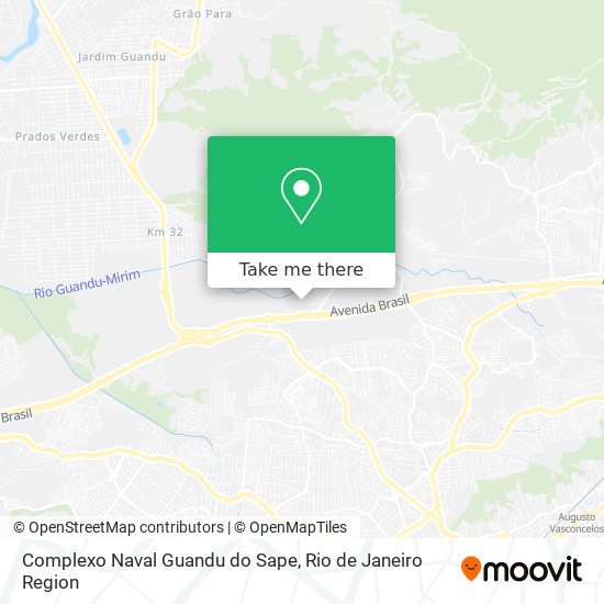 Mapa Complexo Naval Guandu do Sape