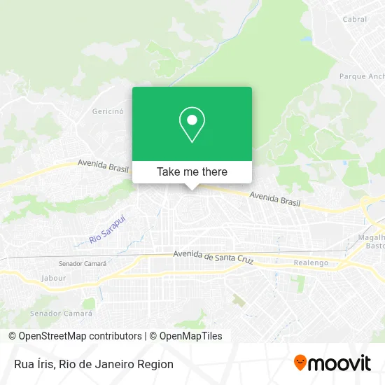 Rua Íris map