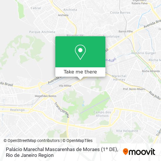 Palácio Marechal Mascarenhas de Moraes (1º DE) map