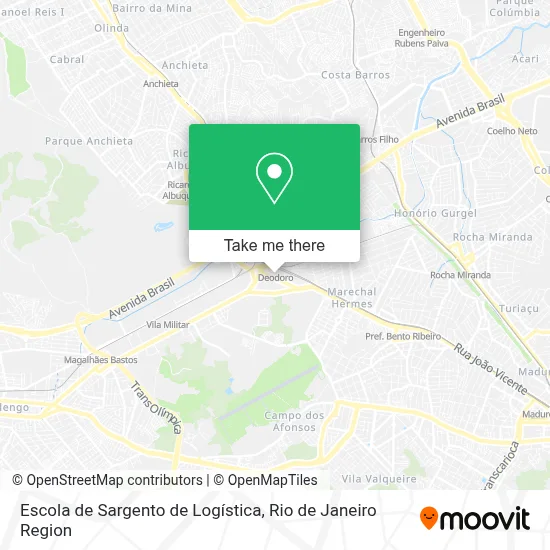 Escola de Sargento de Logística map
