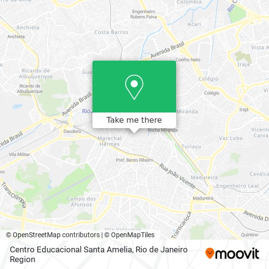 Centro Educacional Santa Amelia map