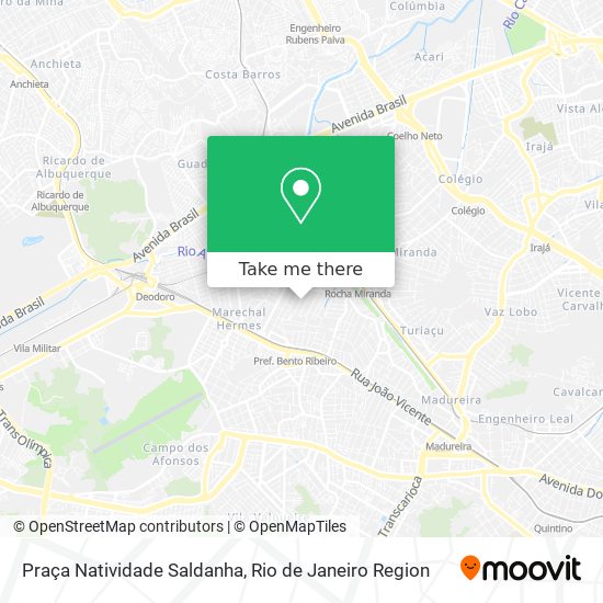 Praça Natividade Saldanha map