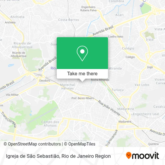 Igreja de São Sebastião map