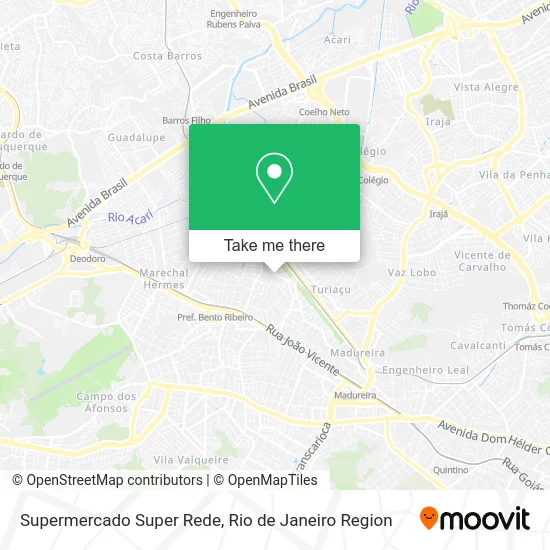 Supermercado Super Rede map