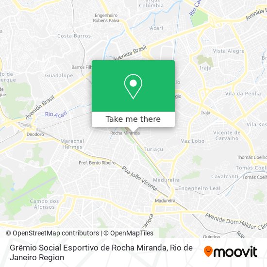 Grêmio Social Esportivo de Rocha Miranda map