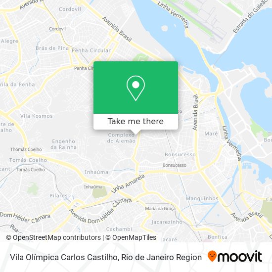 Vila Olímpica Carlos Castilho map