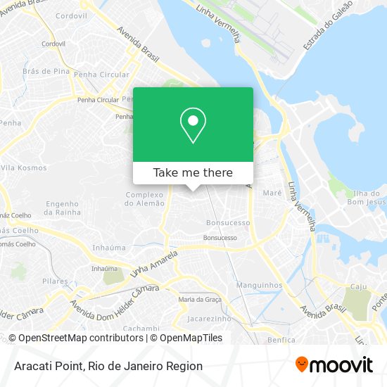 Aracati Point map