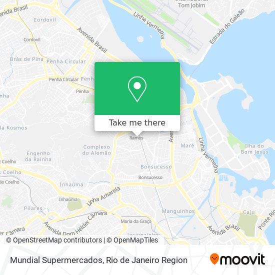 Mundial Supermercados map