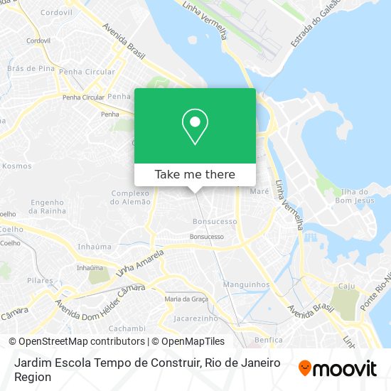 Jardim Escola Tempo de Construir map