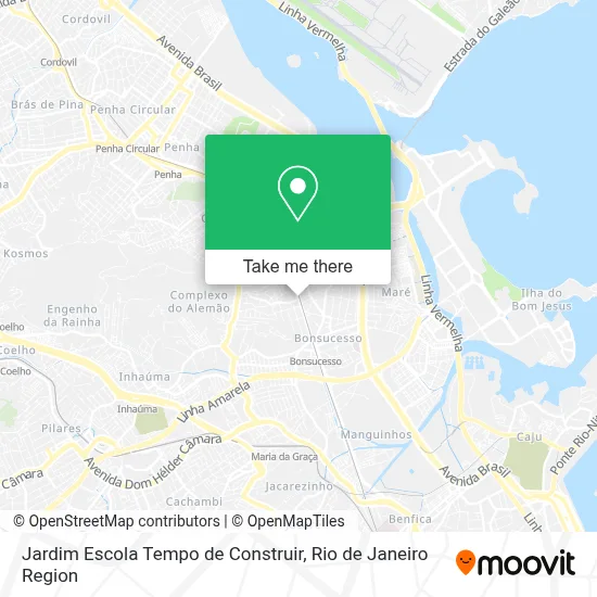 Jardim Escola Tempo de Construir map