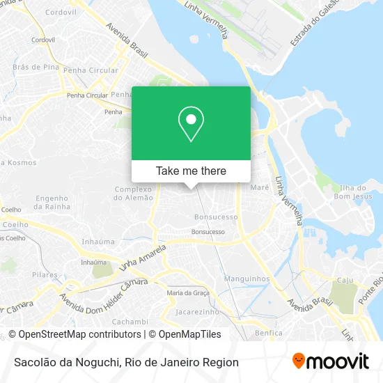Sacolão da Noguchi map