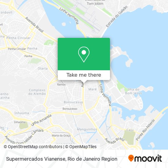 Mapa Supermercados Vianense