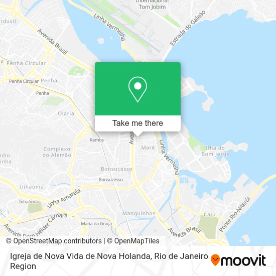Igreja de Nova Vida de Nova Holanda map