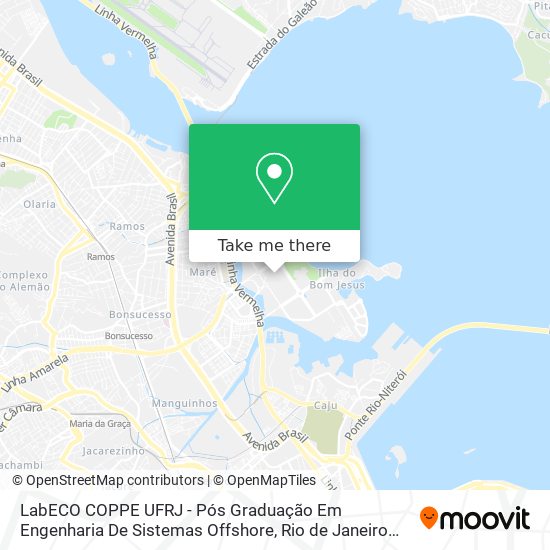 LabECO COPPE UFRJ - Pós Graduação Em Engenharia De Sistemas Offshore map