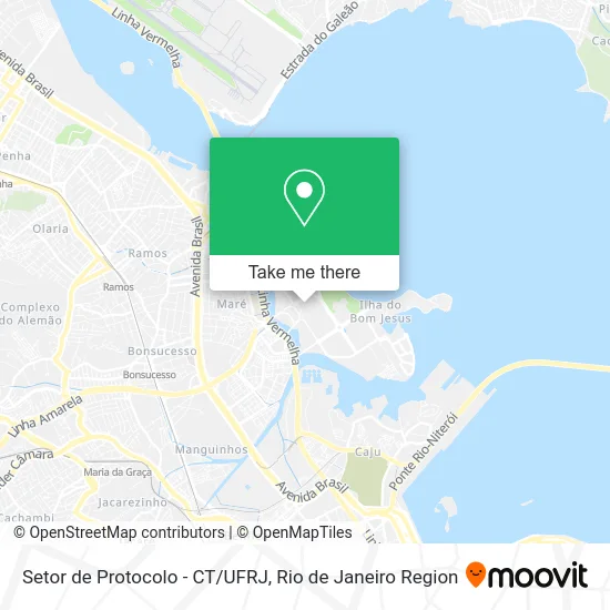 Setor de Protocolo - CT/UFRJ map