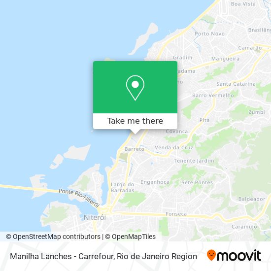 Manilha Lanches - Carrefour map