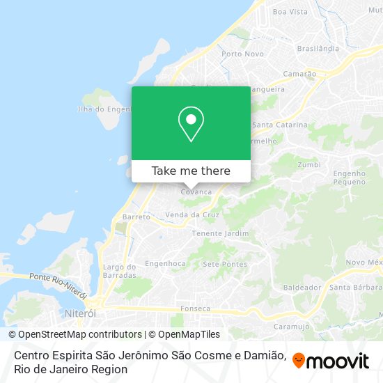 Centro Espirita São Jerônimo São Cosme e Damião map