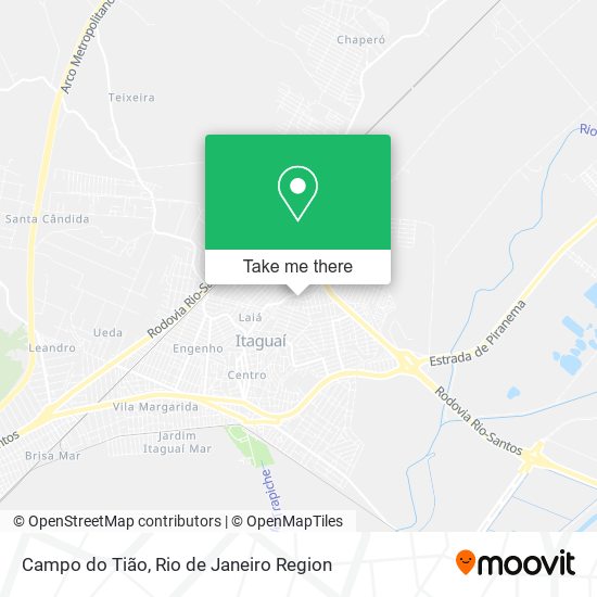 Campo do Tião map