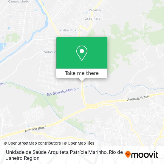 Unidade de Saúde Arquiteta Patrícia Marinho map