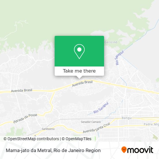 Mapa Mama-jato da Metral