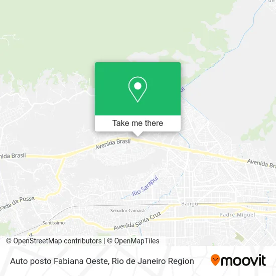 Auto posto Fabiana Oeste map