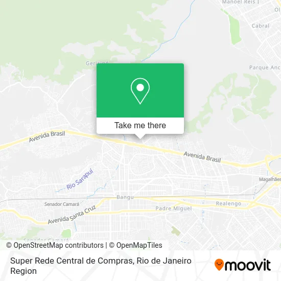 Super Rede Central de Compras map
