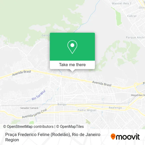 Praça Frederico Feline (Rodelão) map