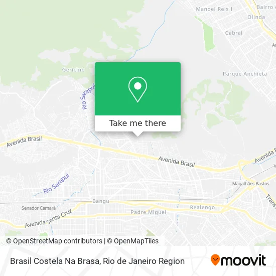 Brasil Costela Na Brasa map