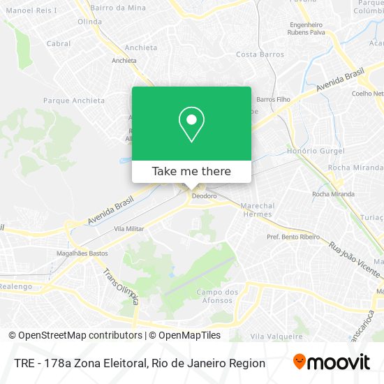 Mapa TRE - 178a Zona Eleitoral