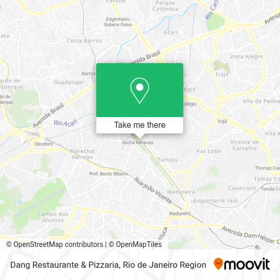 Dang Restaurante & Pizzaria map