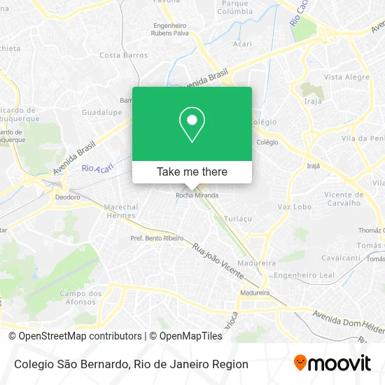 Colegio São Bernardo map