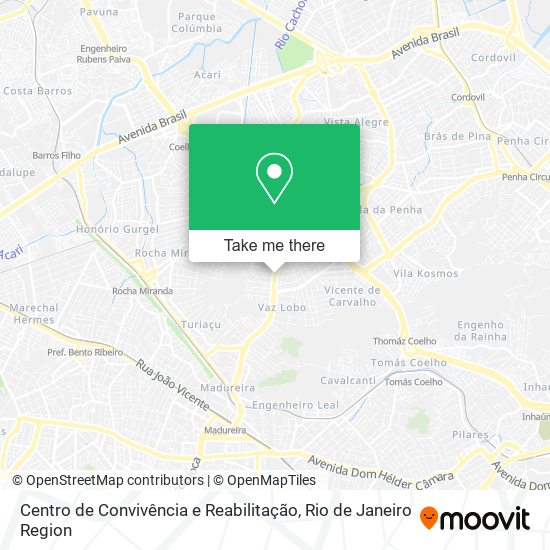 Centro de Convivência e Reabilitação map