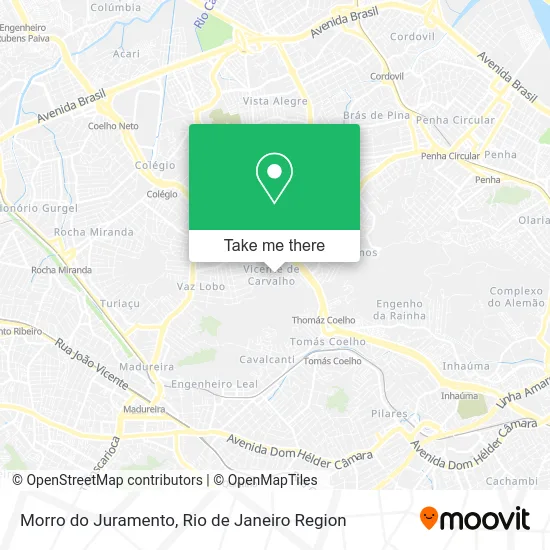 Morro do Juramento map