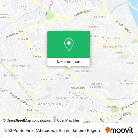 563 Ponto Final (Atacadao) map