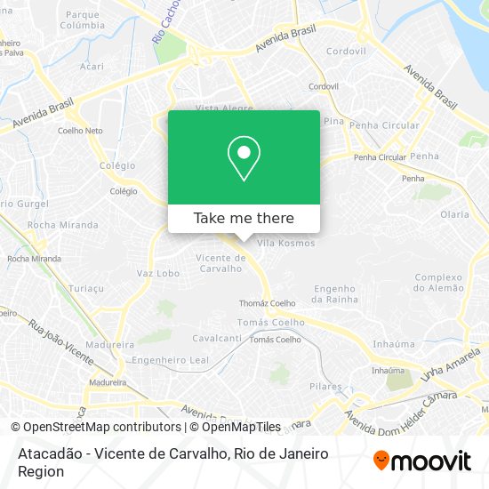 Mapa Atacadão - Vicente de Carvalho