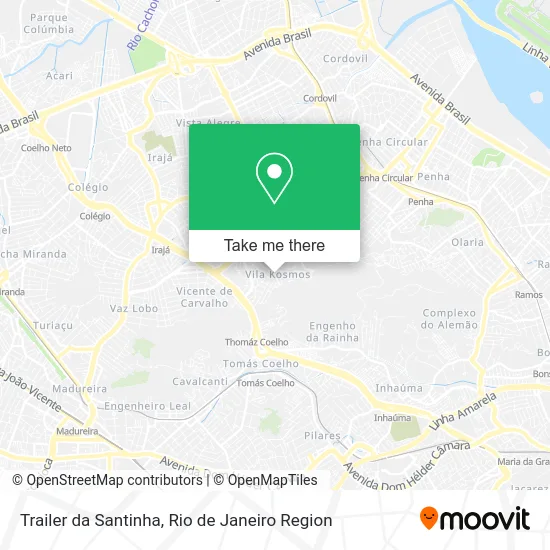 Trailer da Santinha map