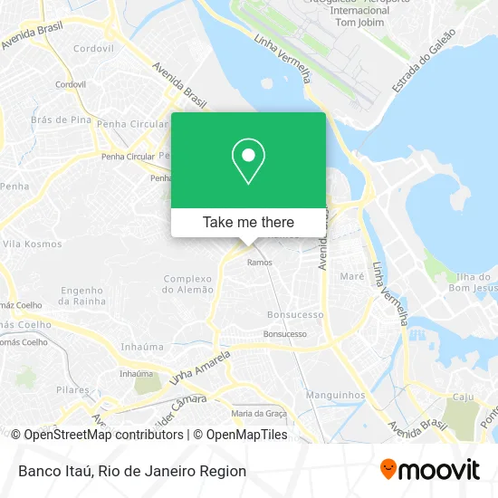 Banco Itaú map
