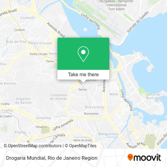 Drogaria Mundial map