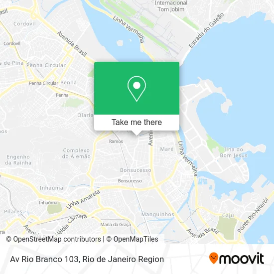 Av Rio Branco 103 map