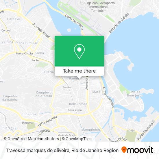 Travessa marques de oliveira map