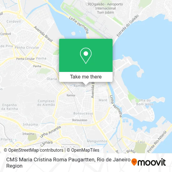 CMS Maria Cristina Roma Paugartten map