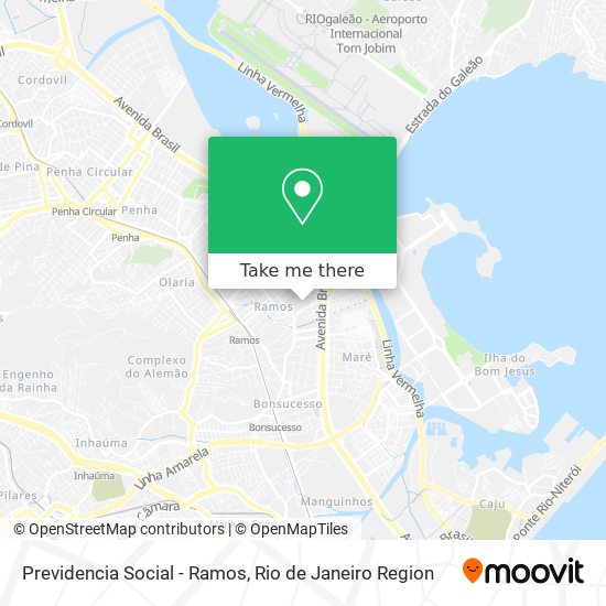 Previdencia Social - Ramos map