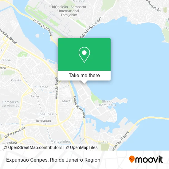 Expansão Cenpes map