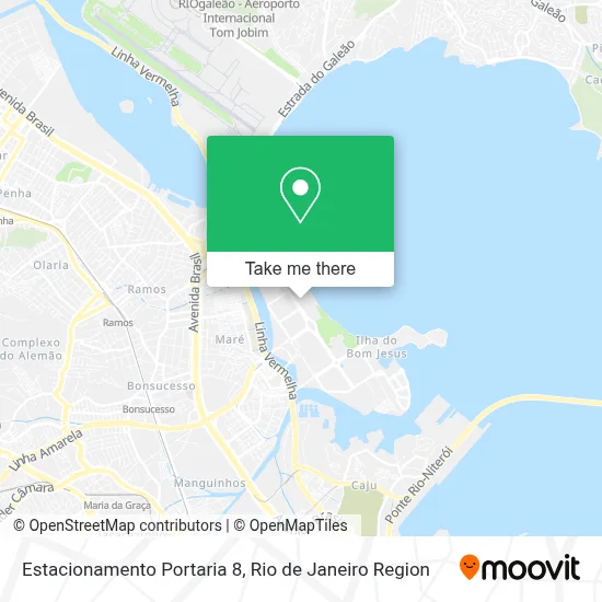 Estacionamento Portaria 8 map