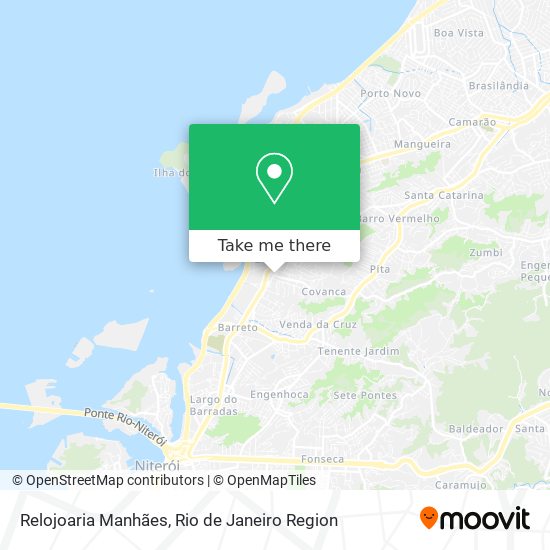 Mapa Relojoaria Manhães