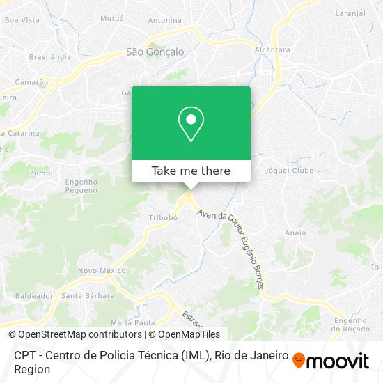 CPT - Centro de Policia Técnica (IML) map