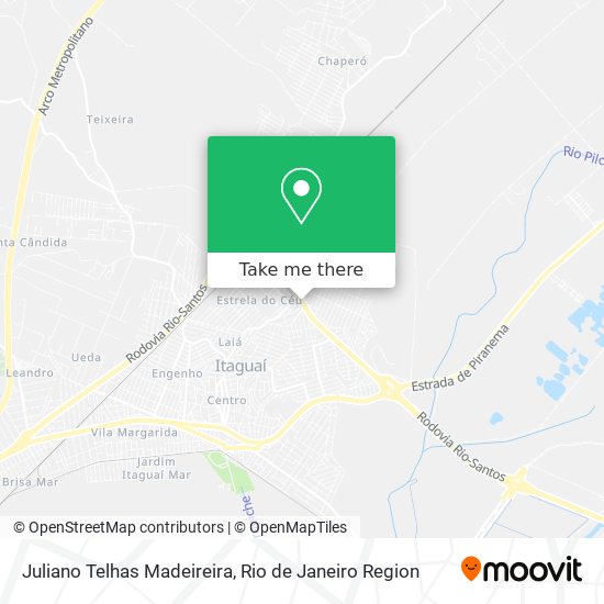 Juliano Telhas Madeireira map