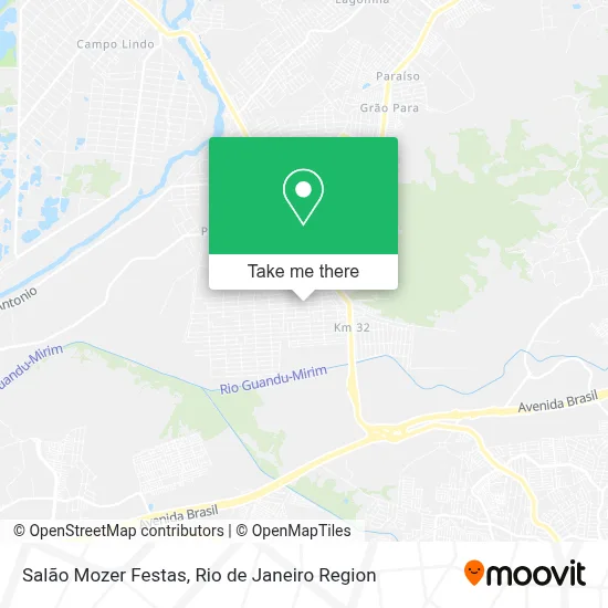 Salão Mozer Festas map