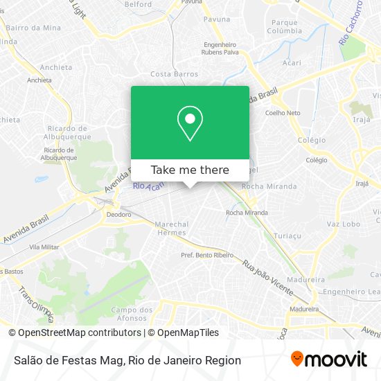 Salão de Festas Mag map